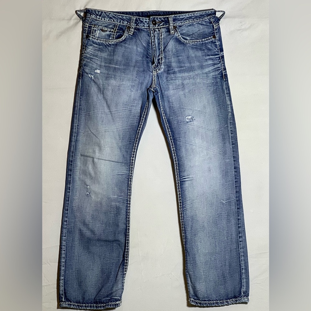 Buffalo David Bitton Mens Deshawn Straight Leg Jeans Size-W33xL30